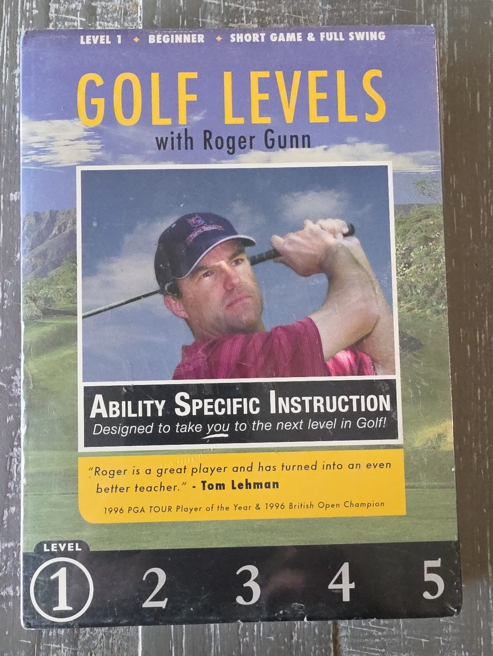 Golf Levels with Roger Gunn Level 1 DVD Set (Beginner - Short Game & Full Swing)